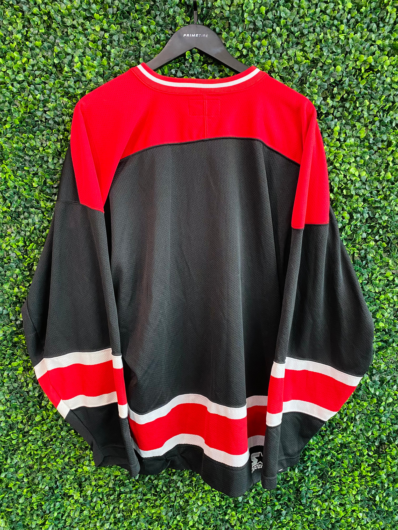 XL mens New Jersey Devils Jersey black nj retro Starter fashion #Jersey