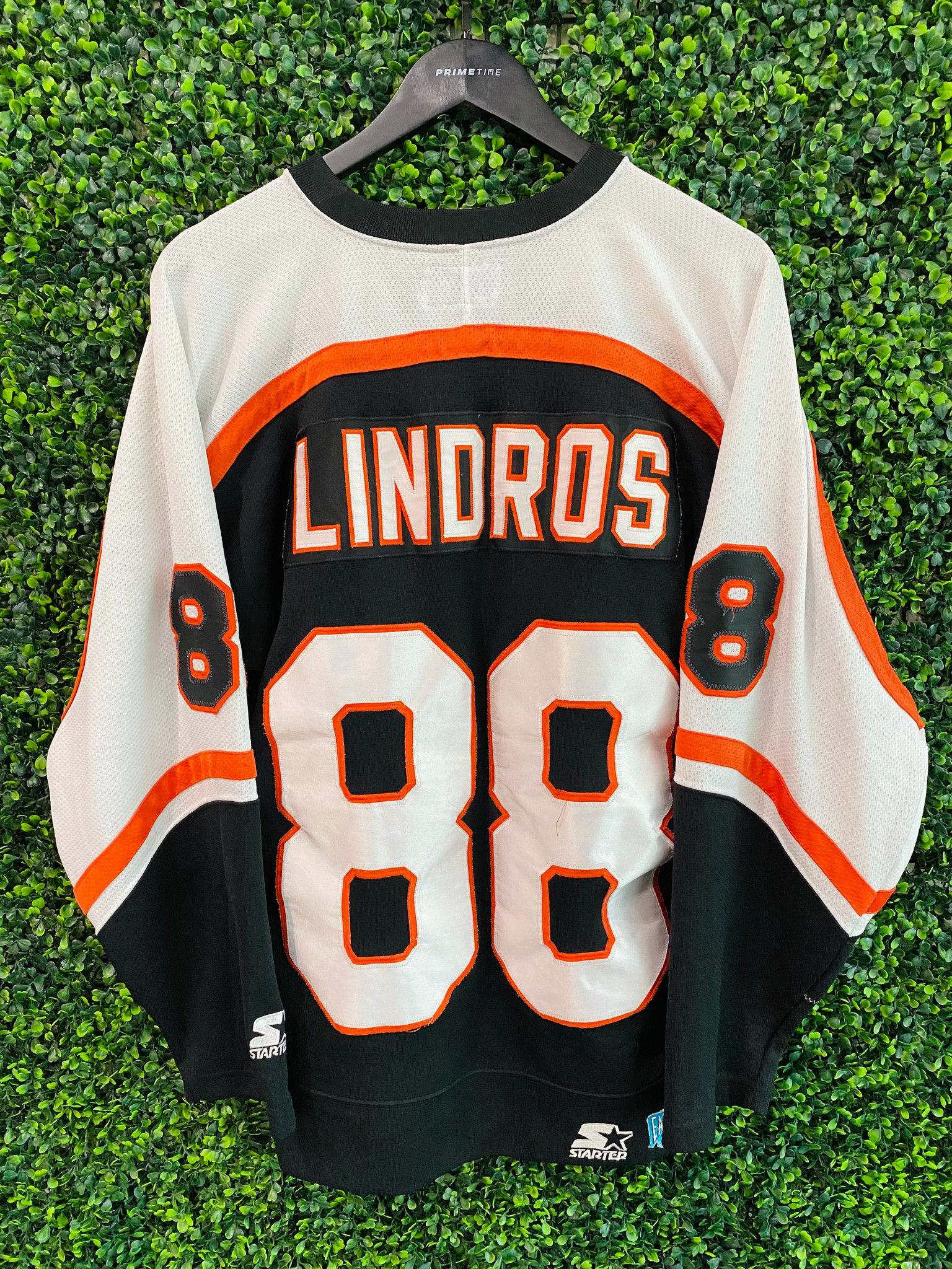 88 ERIC LINDROS Philadelphia Flyers NHL Centre White Throwback Jersey