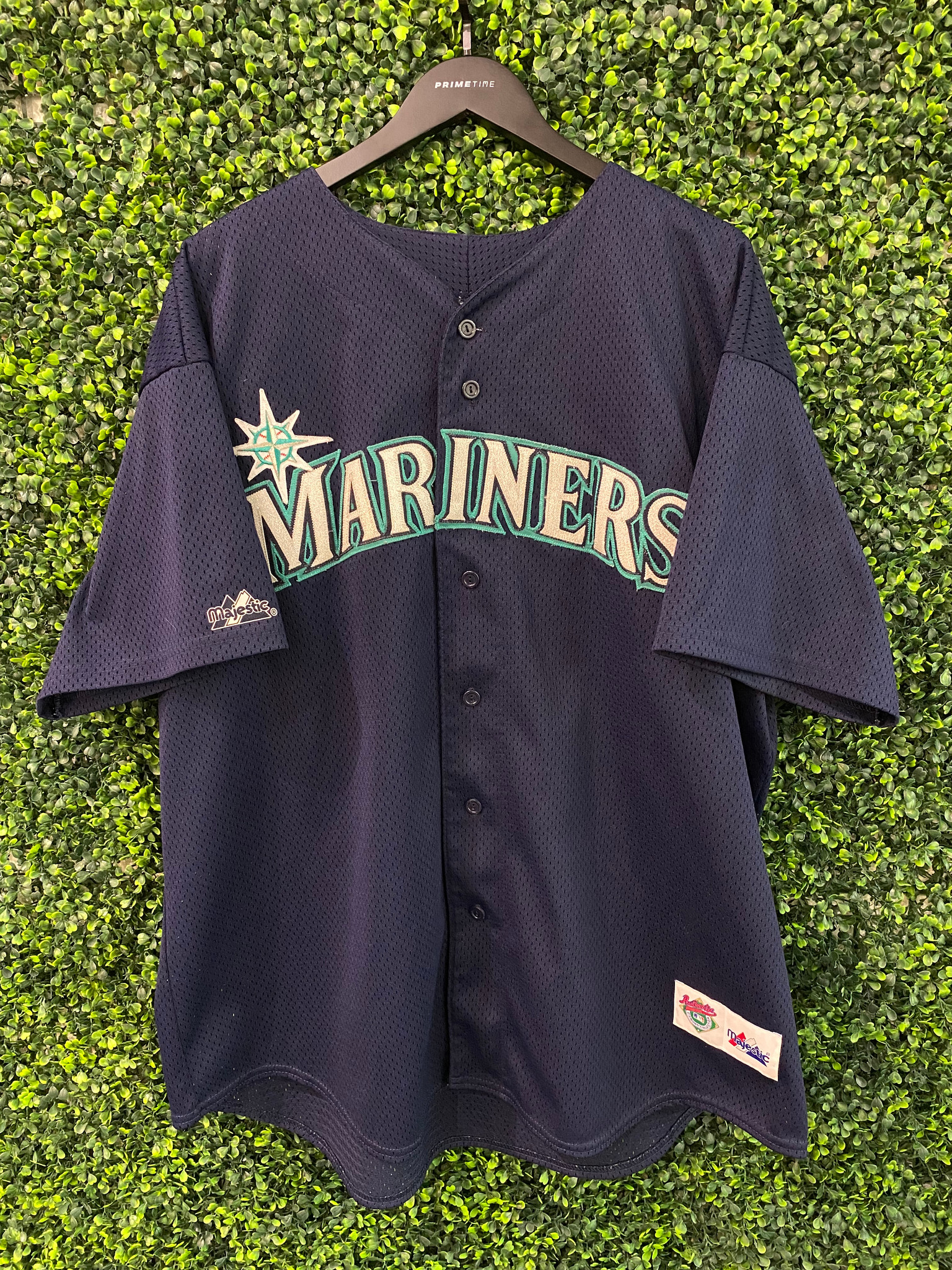 VINTAGE JOHN OLERUD SEATTLE MARINERS AUTHENTIC MAJESTIC JERSEY