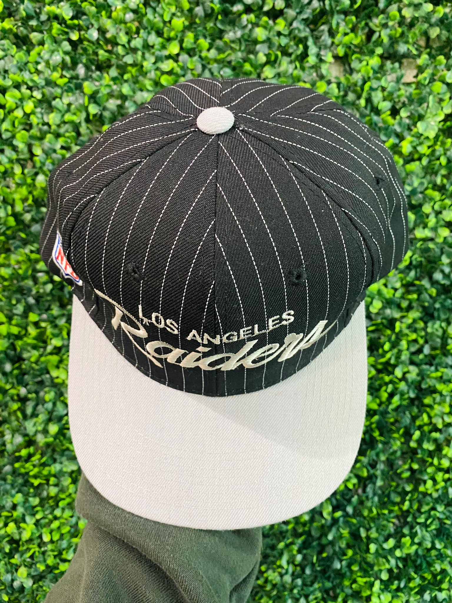 Vintage Los Angeles Raiders Snapback Hat Cap Sport Specialties 