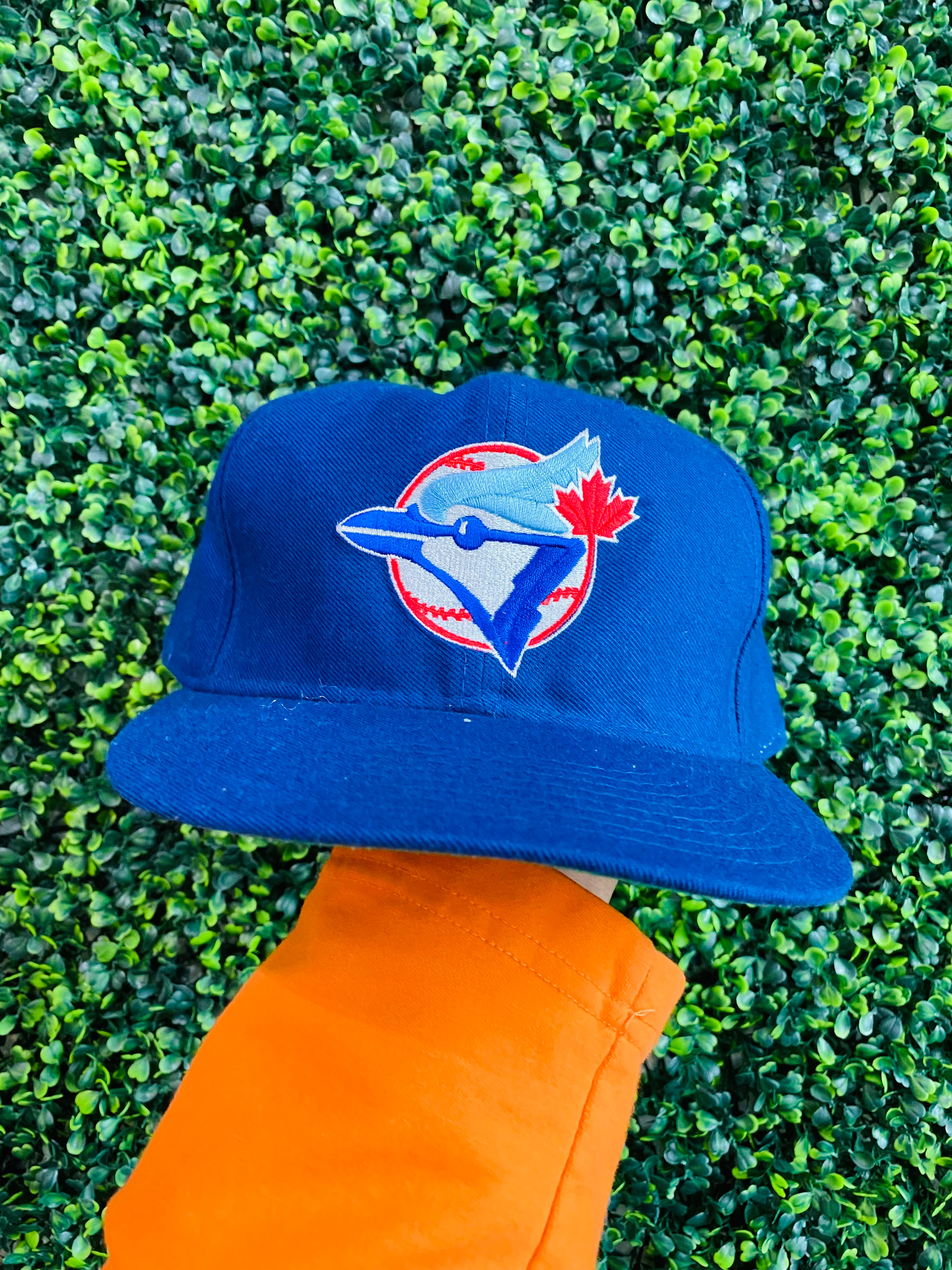 Toronto Blue Jays caps on display at Jays Shop Stadium Edi…