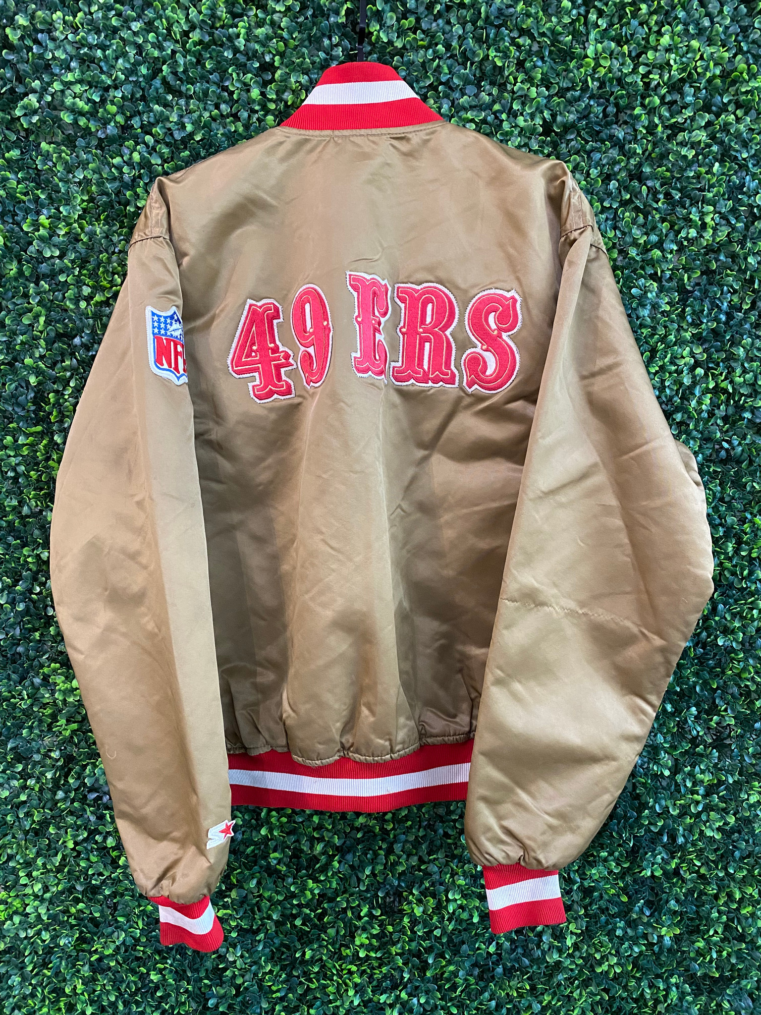 SAN FRANCISCO 49ERS CHAMPS PATCHES JACKET LS20R996 SNF