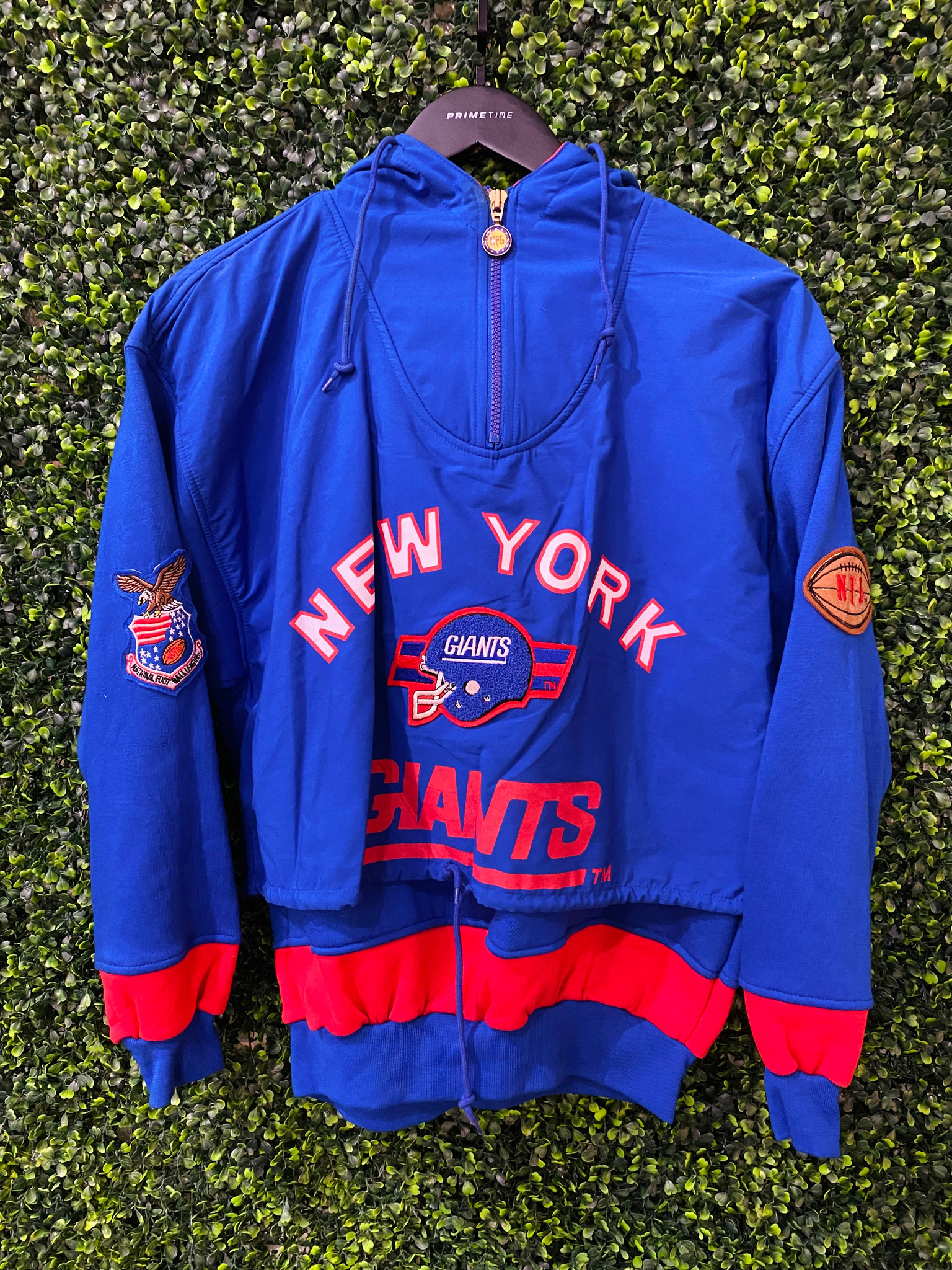 VINTAGE NY GIANTS NUTMEG NFL HOODIE - Primetime