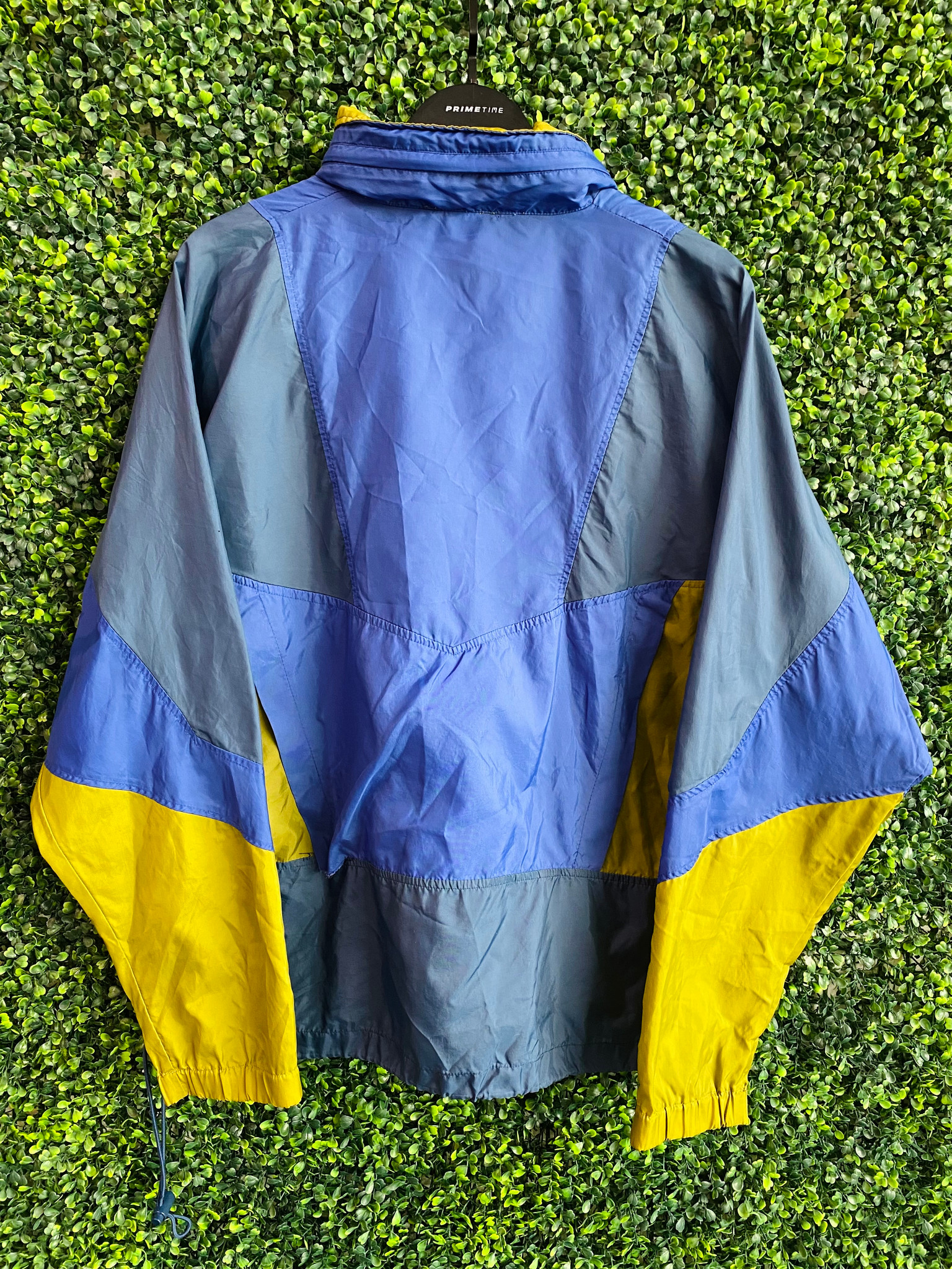 VINTAGE NIKE GREEN/PURPLE MONOGRAM WINDBREAKER - Primetime