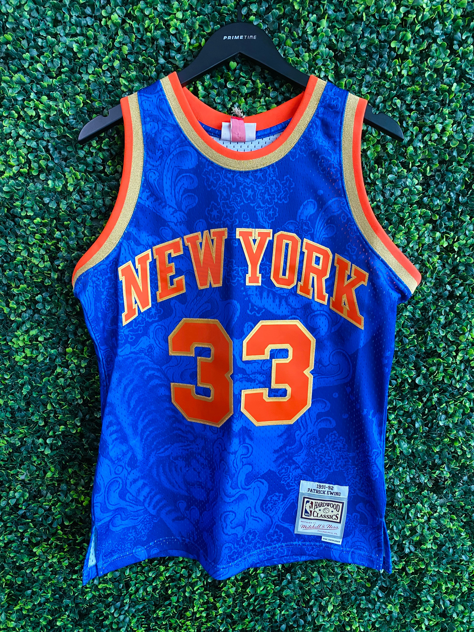 Mitchell & Ness Patrick Ewing /orange New York Knicks Hardwood