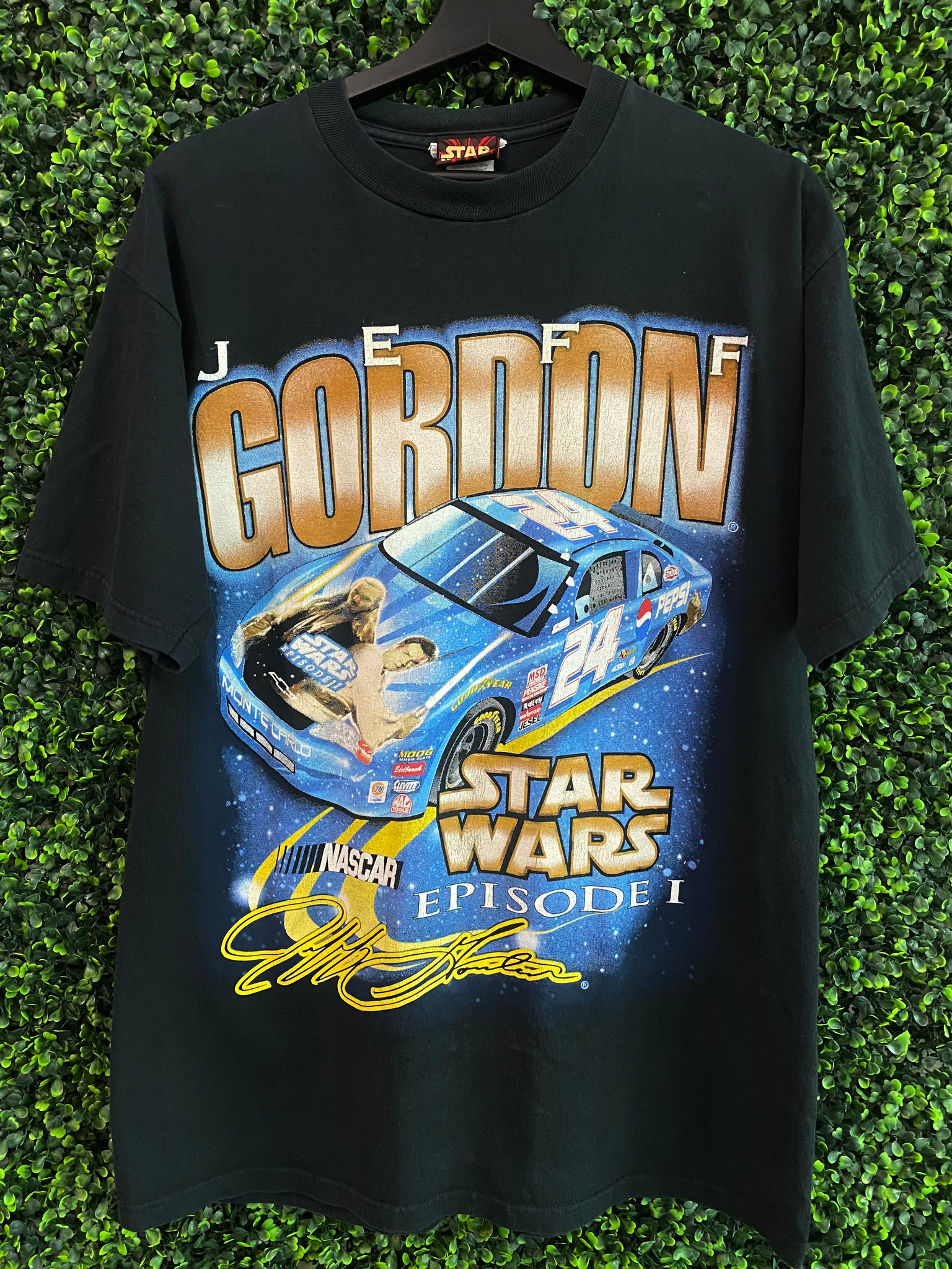 Vintage Nascar Jeff Gordon Star Wars Shirt