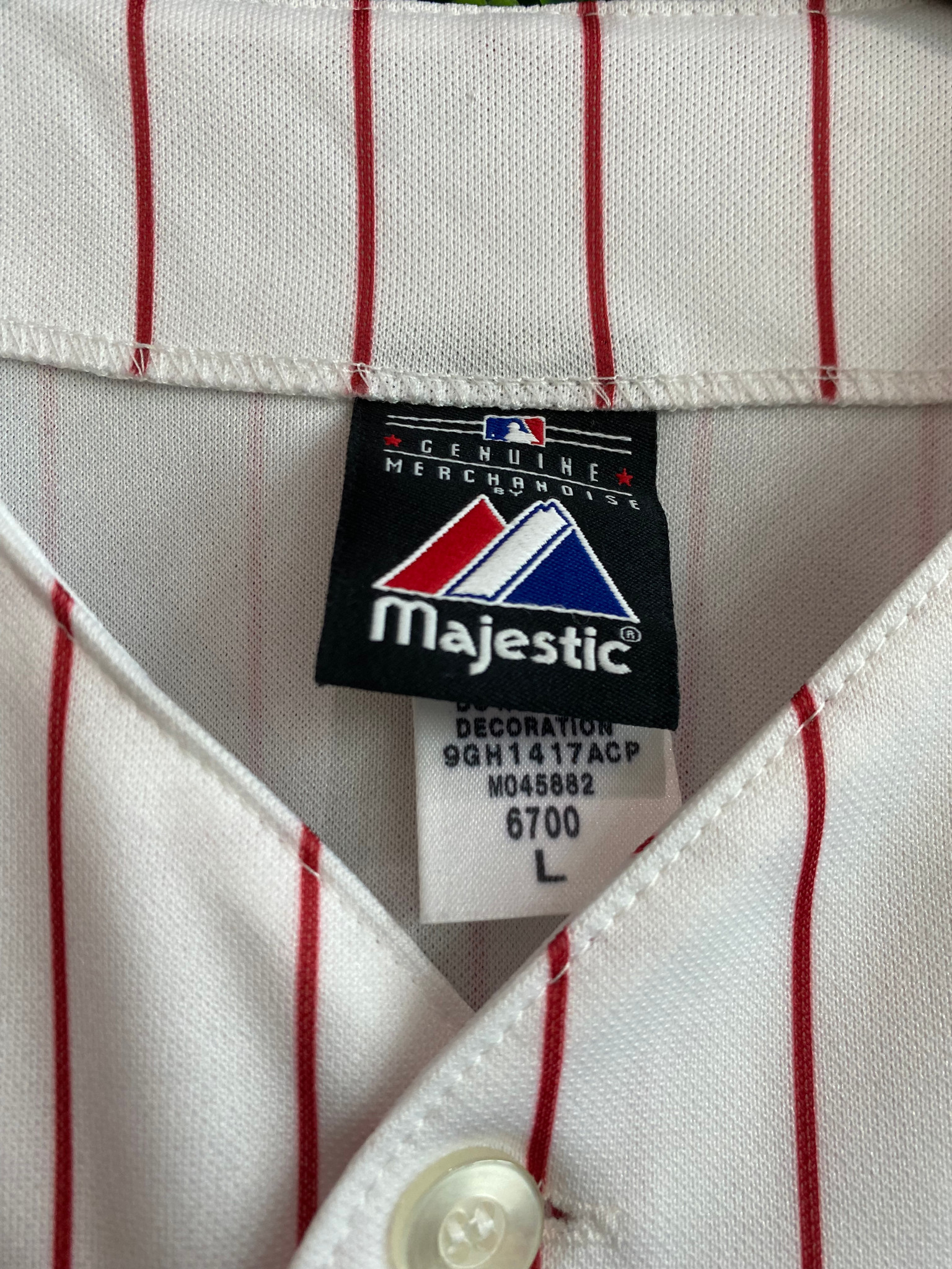 ROY HALLADAY PHILADELPHIA PHILLIES MAJESTIC JERSEY - Primetime