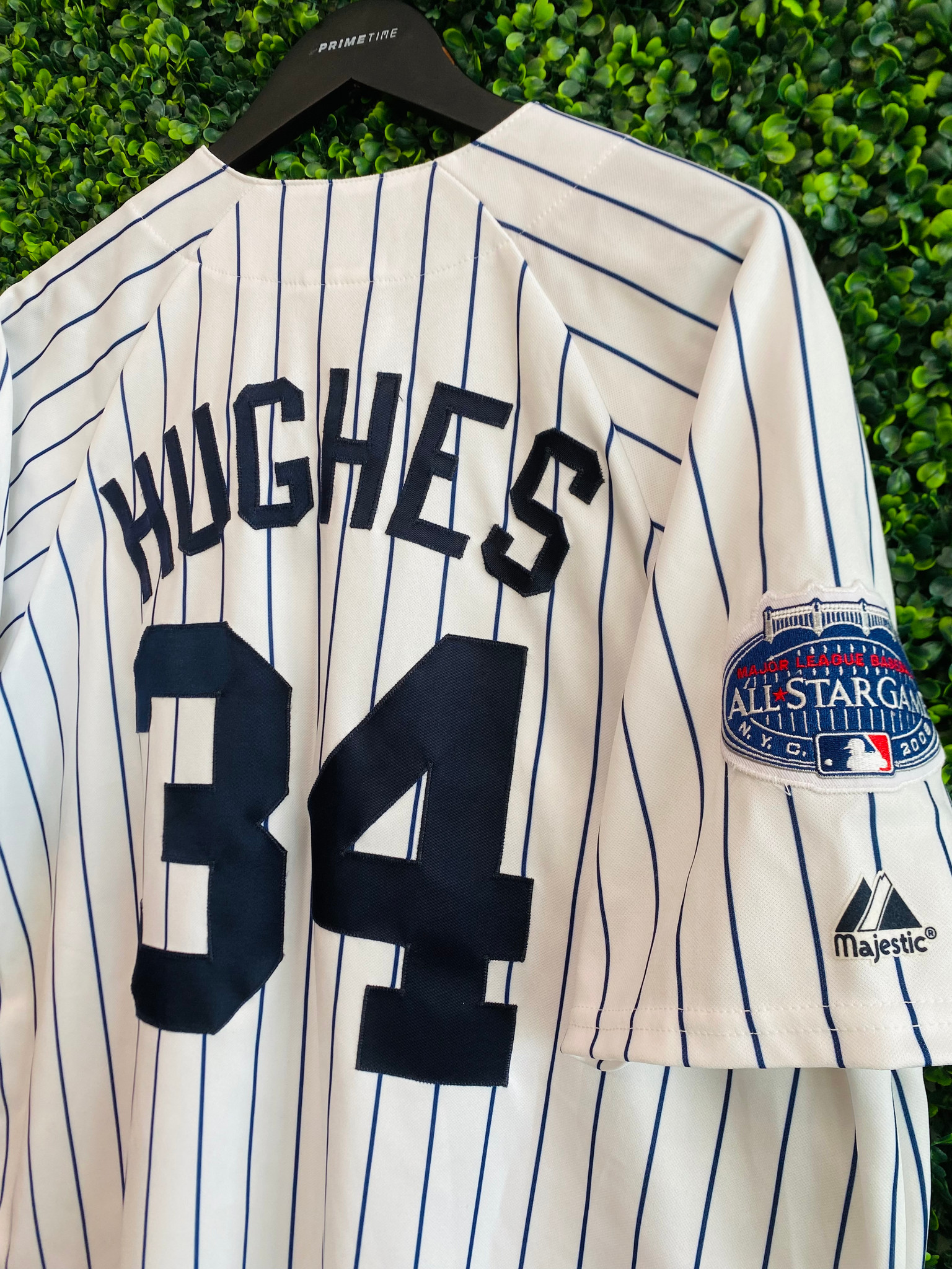 Phil Hughes New York Yankees #65 Youth Sewn Jersey Size L