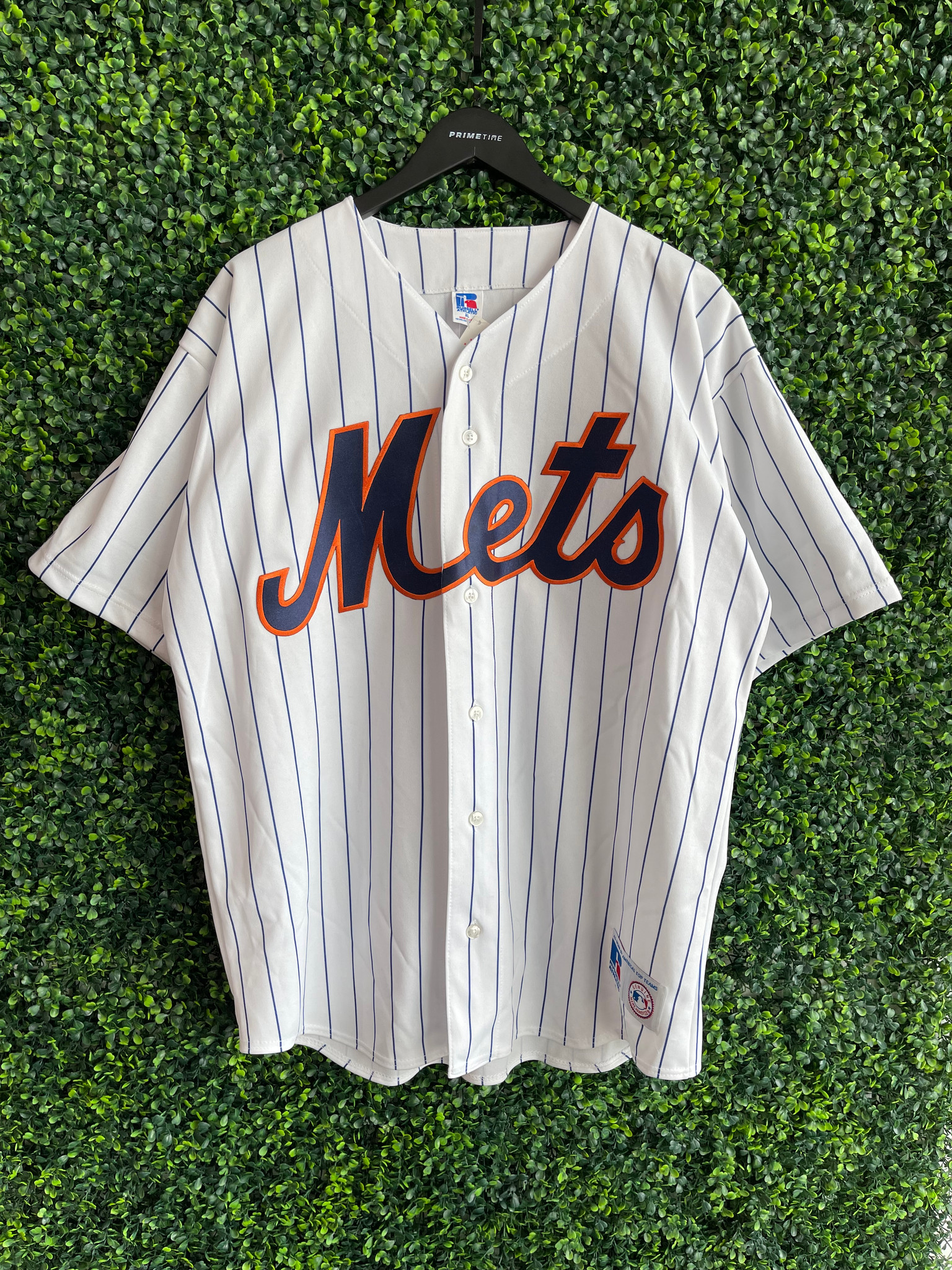 Vintage 90's New York Mets Russell AUTHENTIC Blank Black