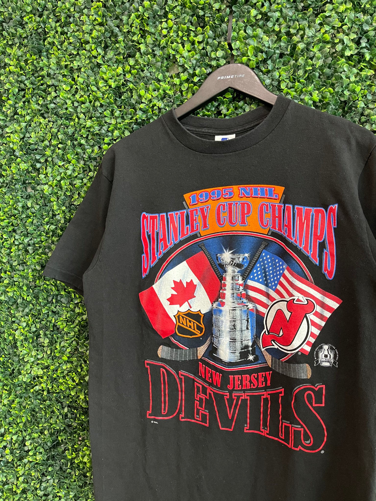 1995 Nhl New Jersey Devils Stanley Cup Champions Graphic T-shirt