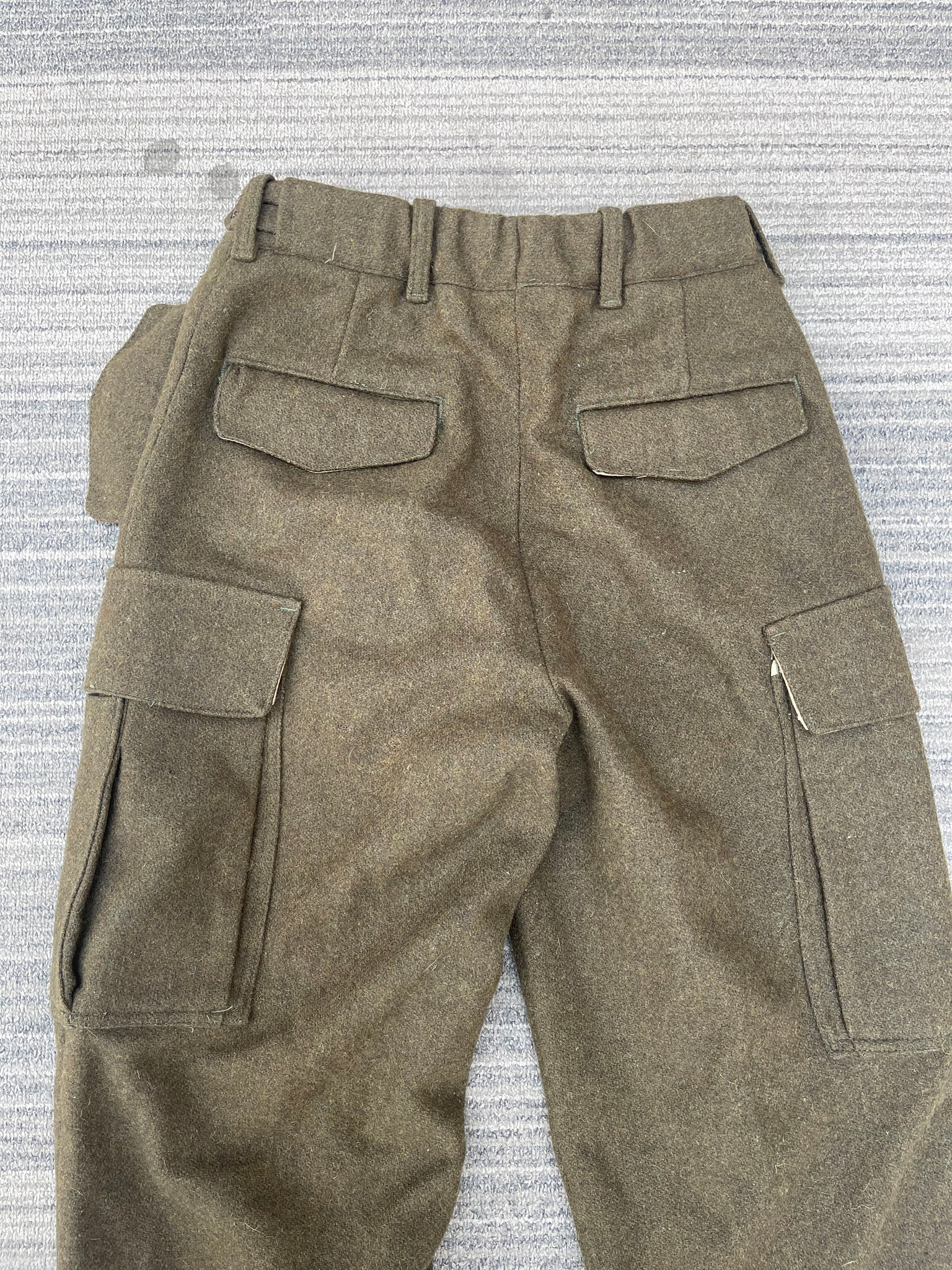 VINTAGE POLO RALPH LAUREN MADE IN USA WOOL/TWEED PANTS (SZ 30/32