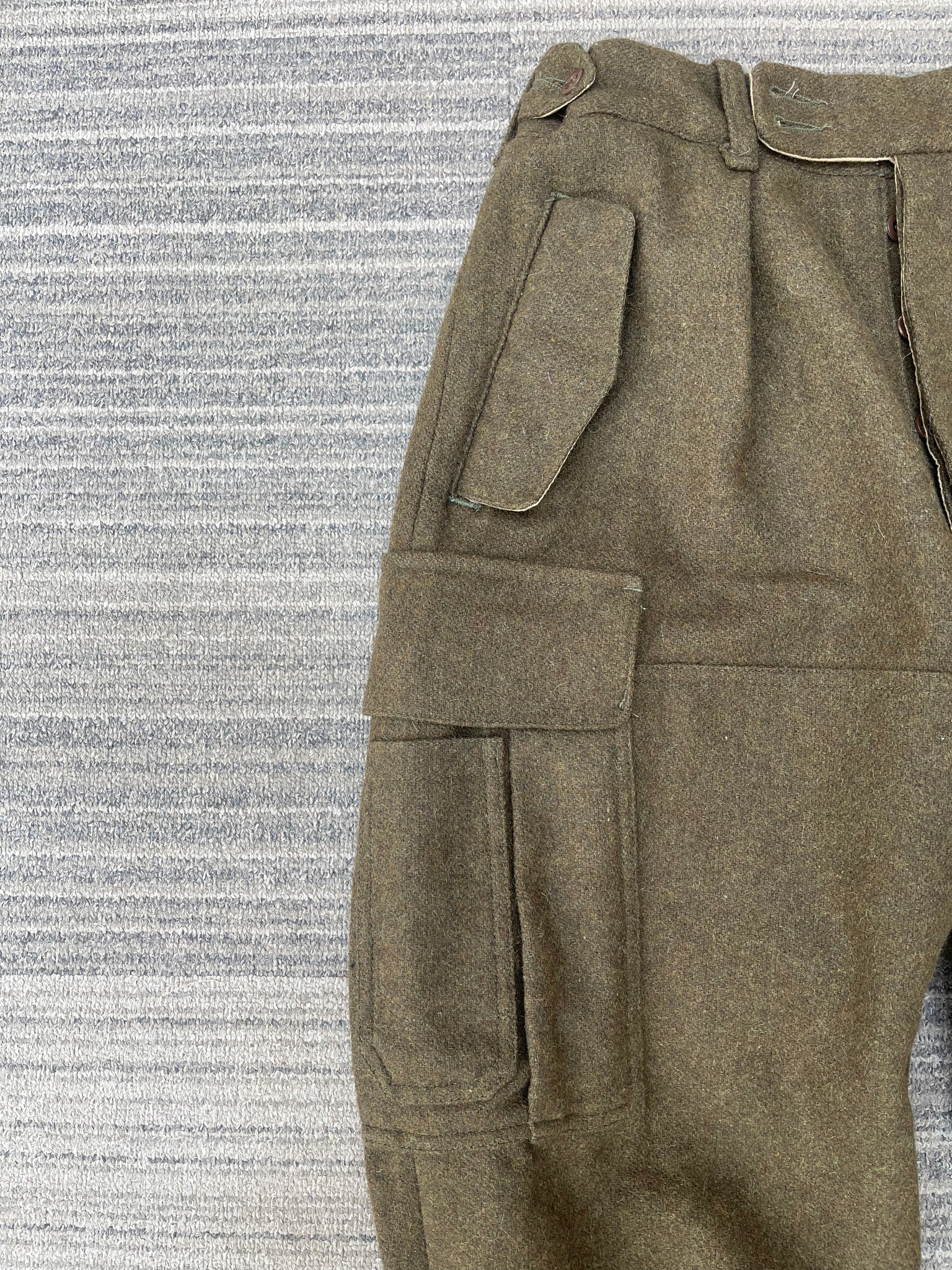 VINTAGE POLO RALPH LAUREN MADE IN USA WOOL/TWEED PANTS (SZ 30/32