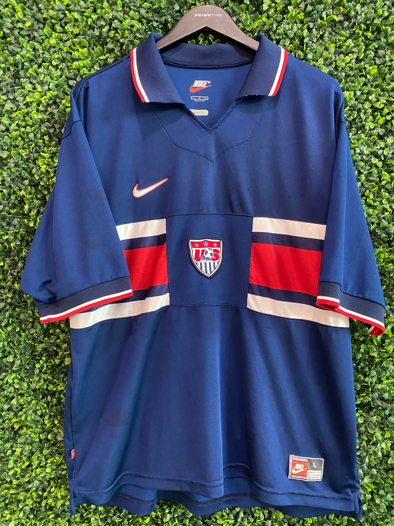 VINTAGE NIKE TEAM USA BLUE SOCCER JERSEY - Primetime