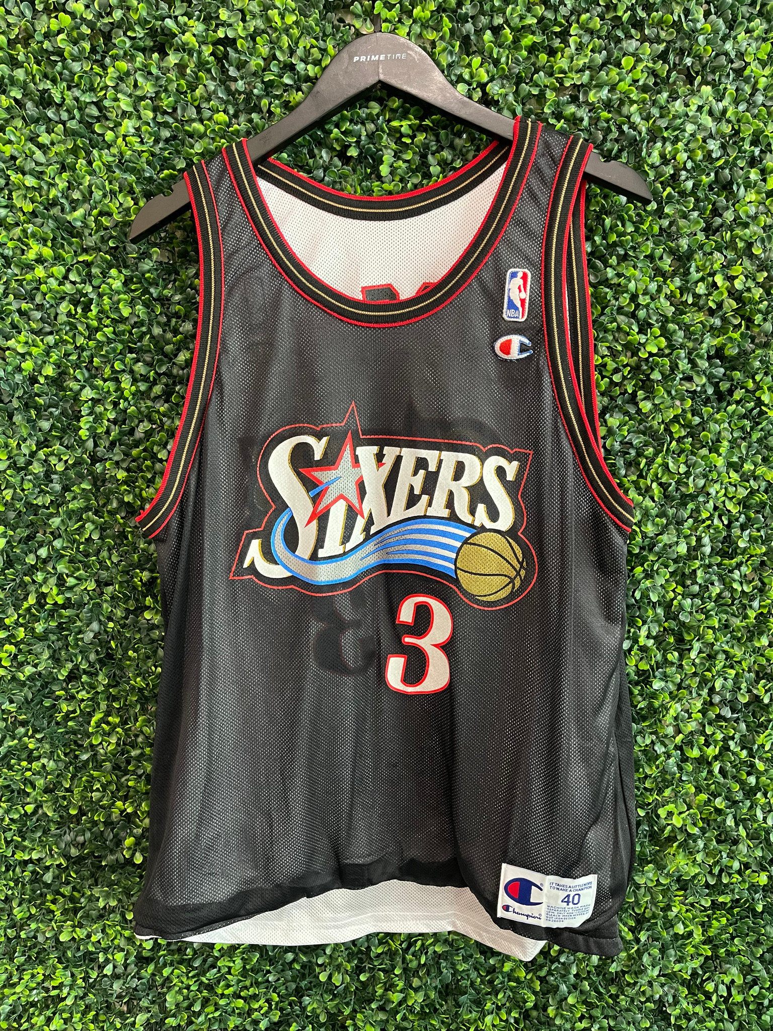 DEADSTOCK VINTAGE ALLEN IVERSON PHILADELPHIA 76ERS REVERSIBLE