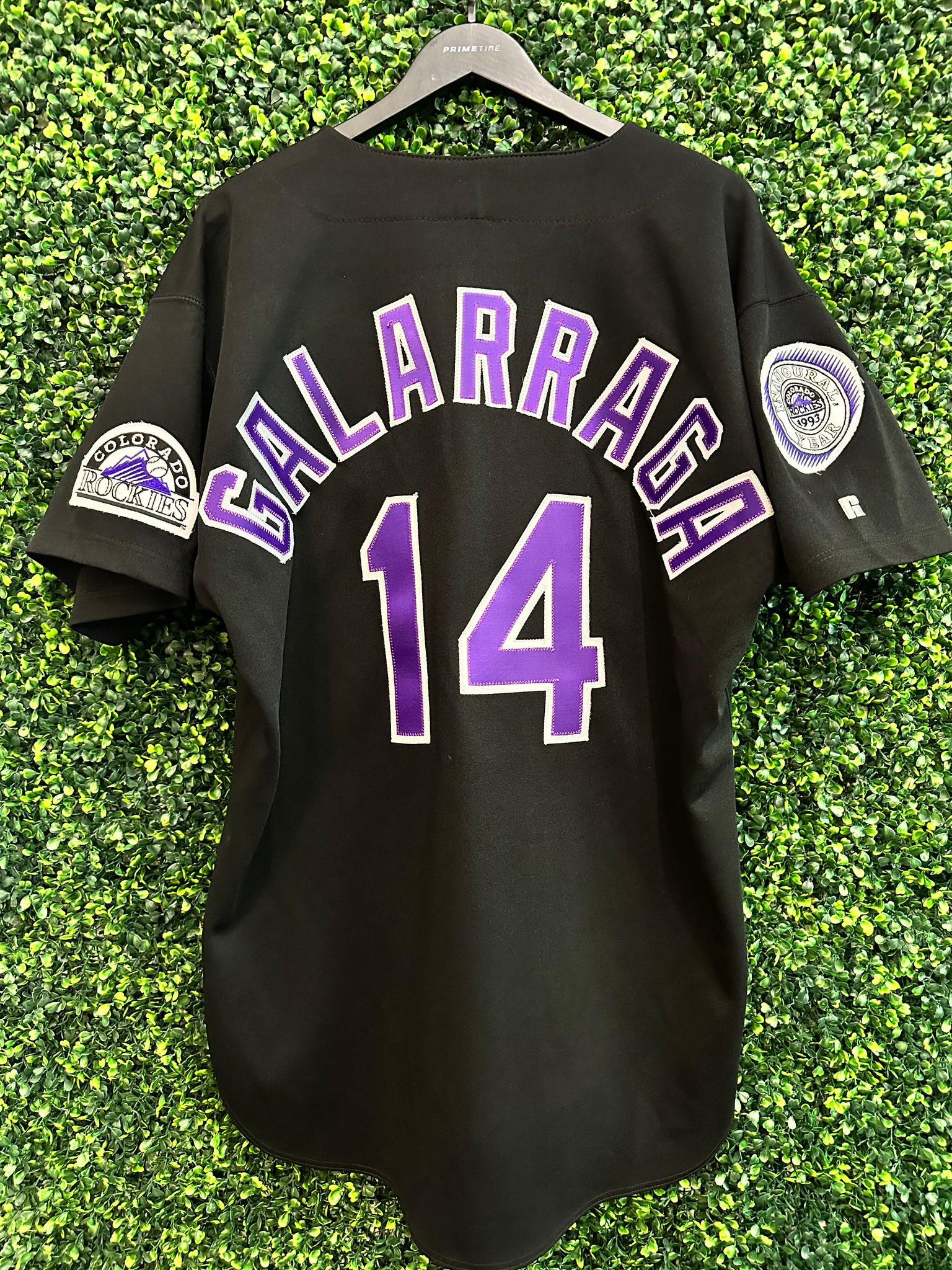 AUTHENTIC ANDRES GALARRAGA COLORADO ROCKIES RUSSELL ATHLETIC