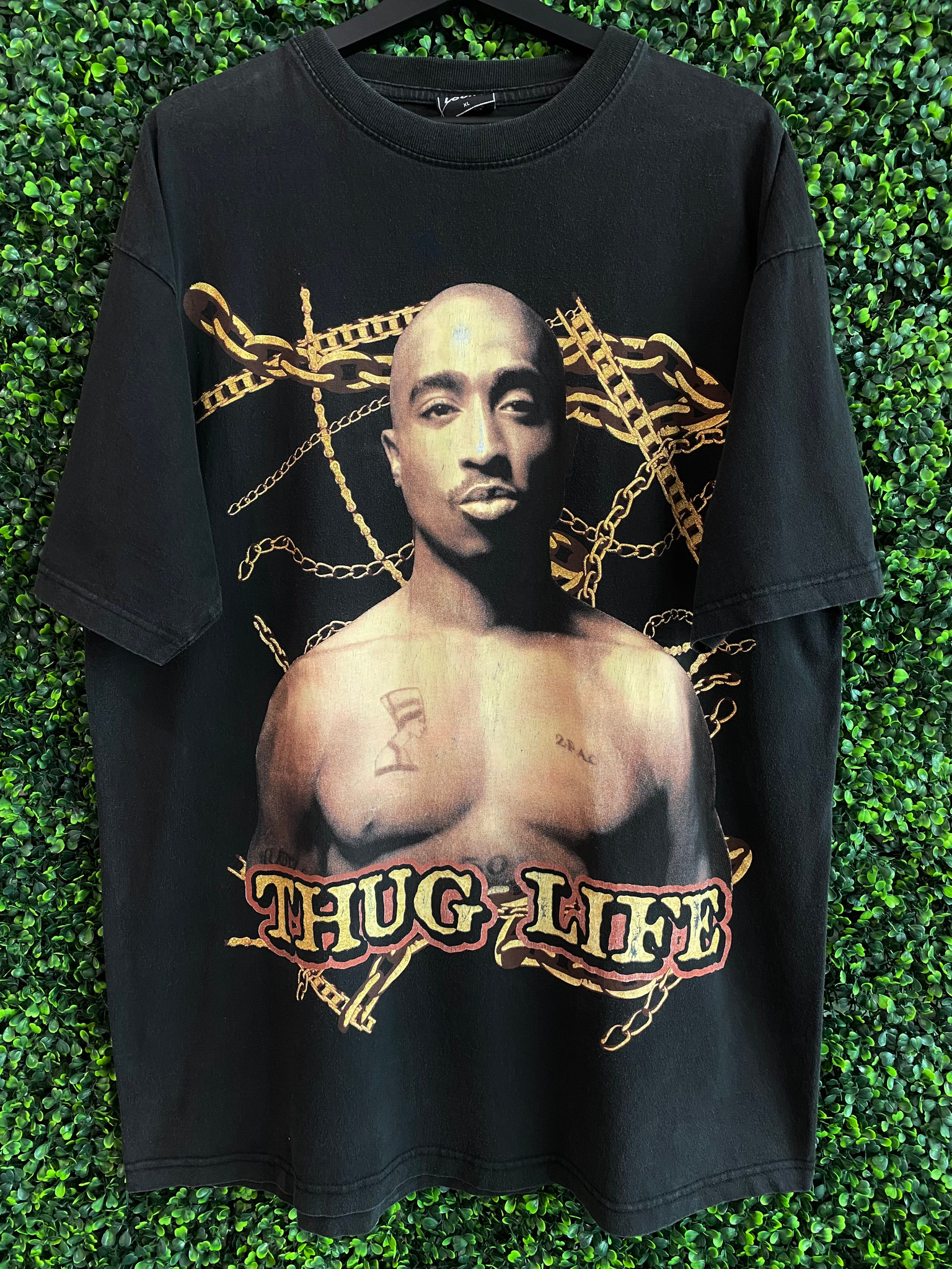 好評大人気Tupac THUG LIFE tee 2pac greatLAnd Osaka Tシャツ/カットソー(半袖/袖なし)