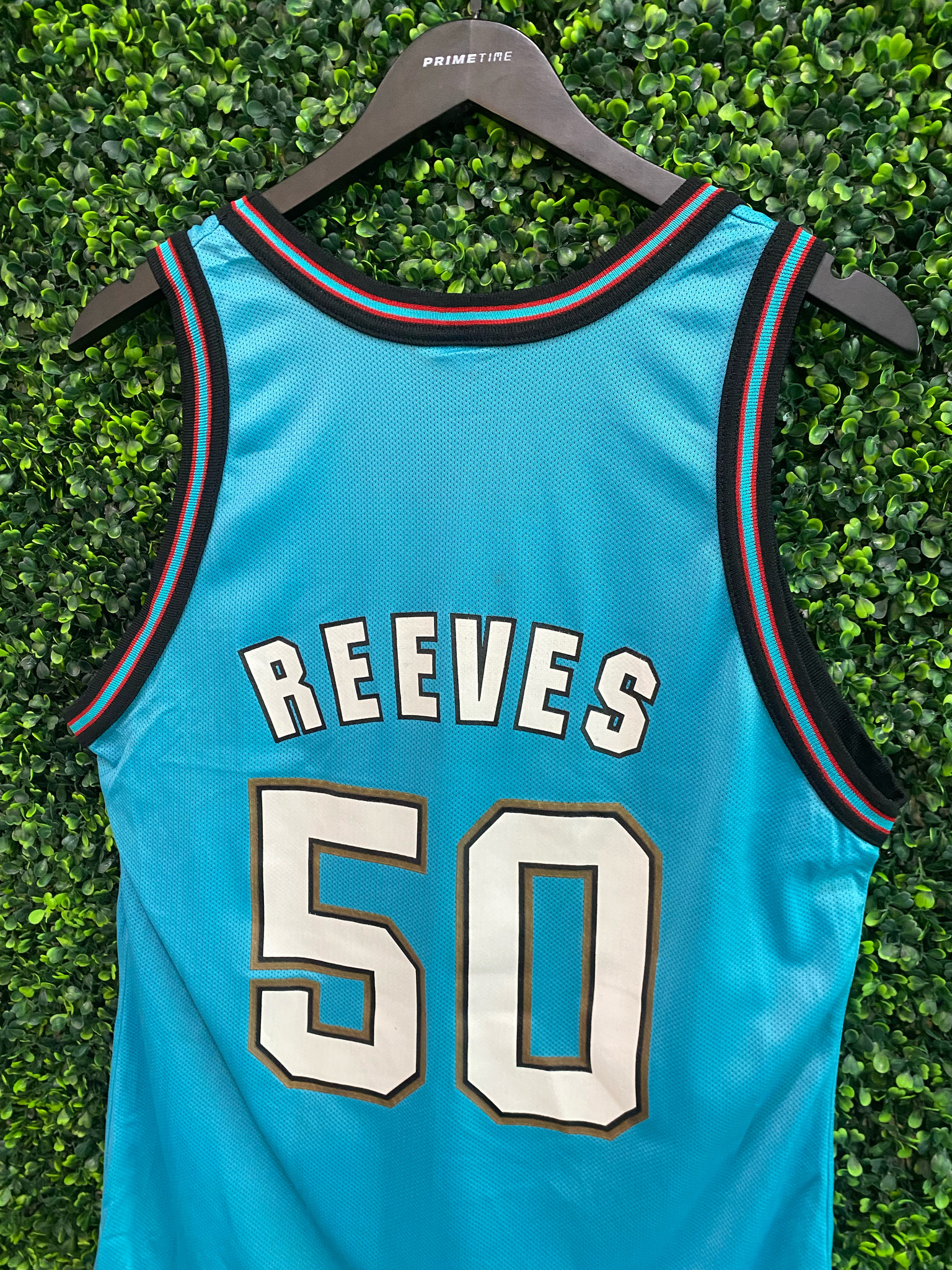 Vintage 90s Champion Vancouver Grizzlies Reeves Pro Cut Authentic Jersey 48  XL