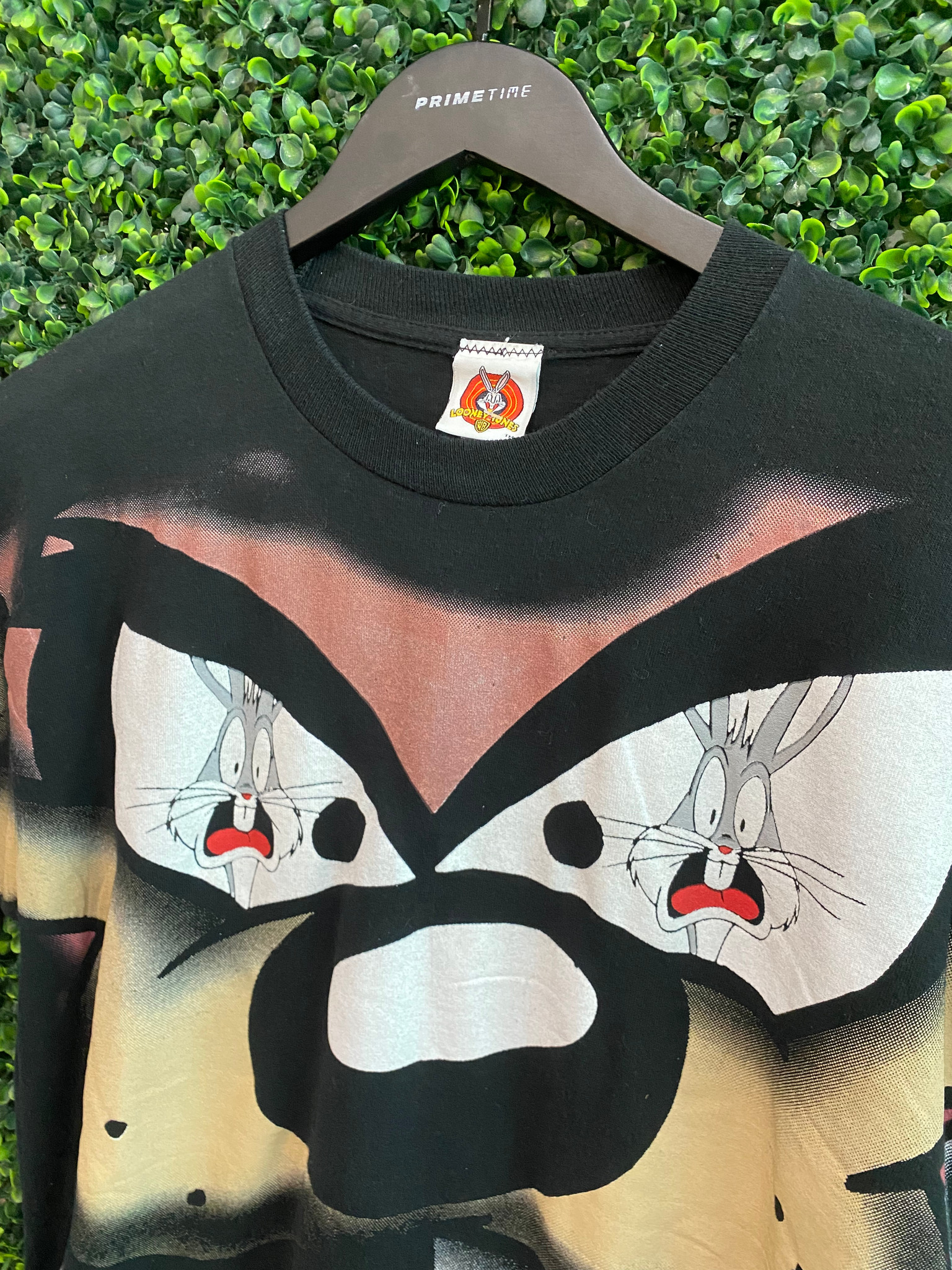 Special!! 90´s TAZ BUGS BUNNY EYES Tシャツ-