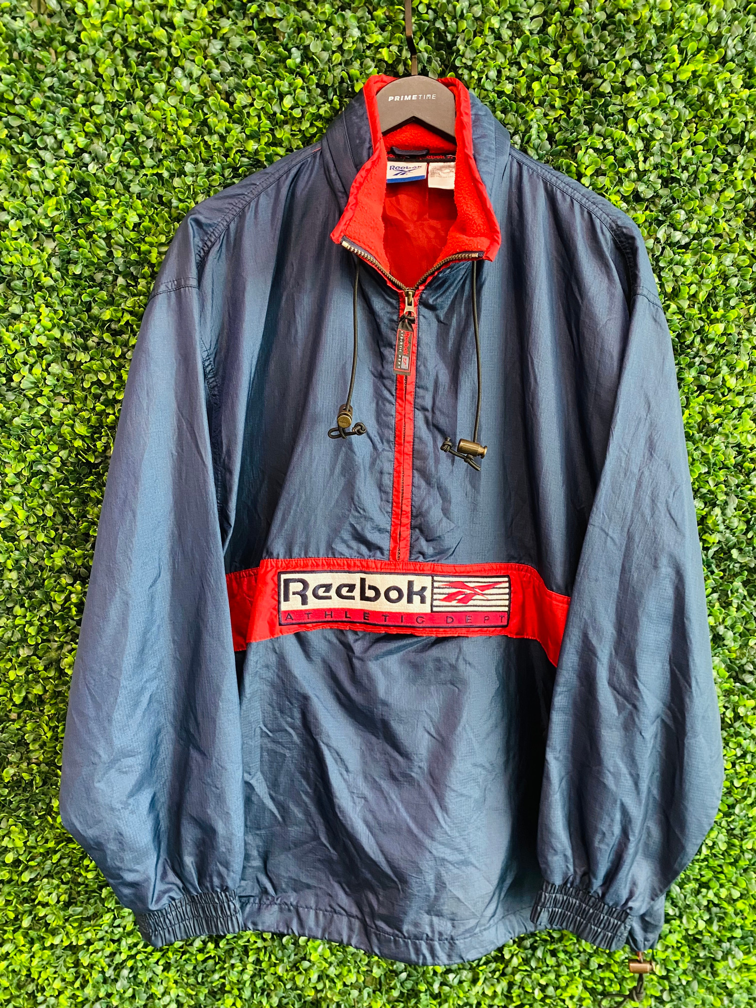 VINTAGE ATHLETIC DEPT WINDBREAKER Primetime