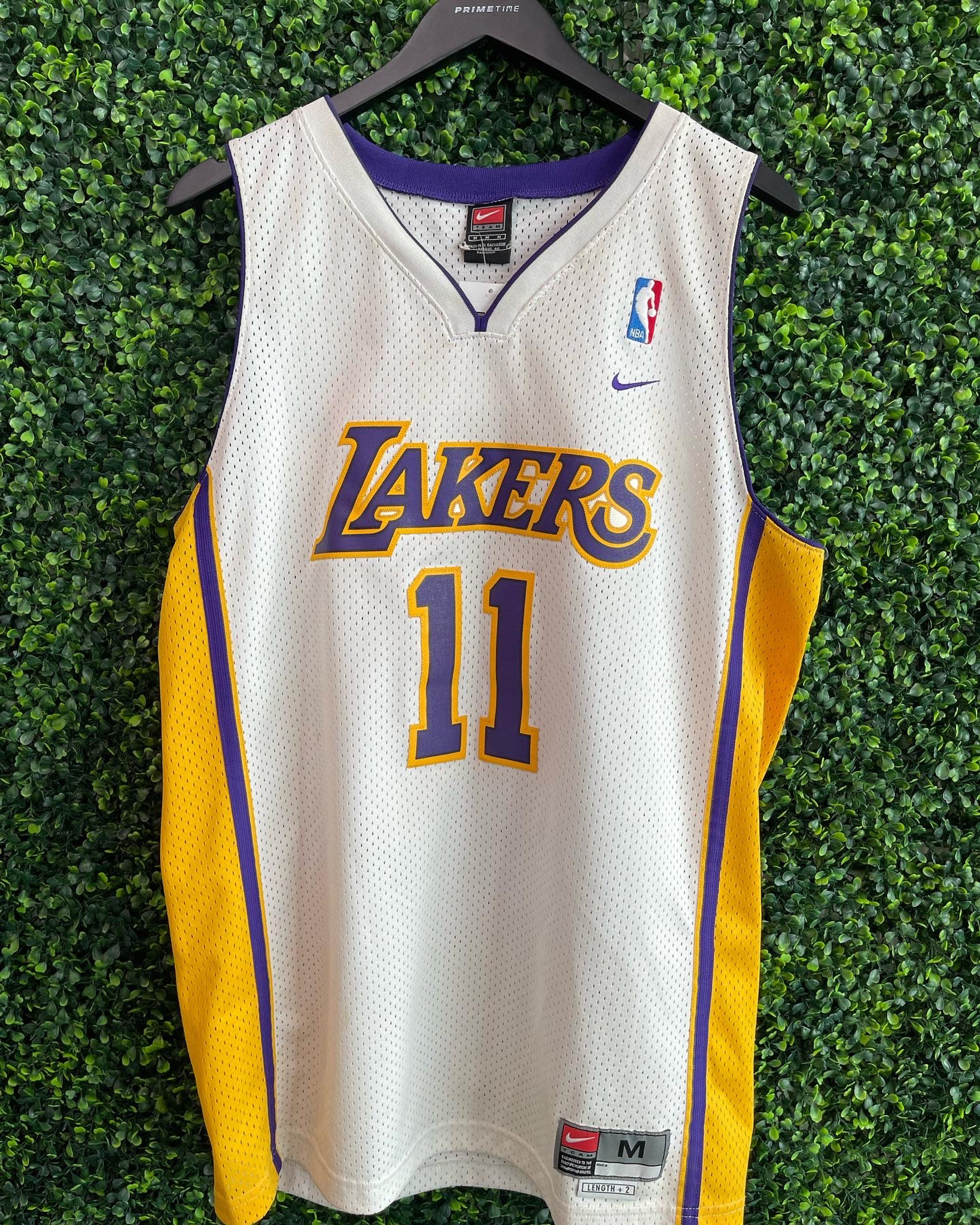 Karl Malone #11 Los Angeles Lakers NBA Nike Basketball Jersey Size Large Men