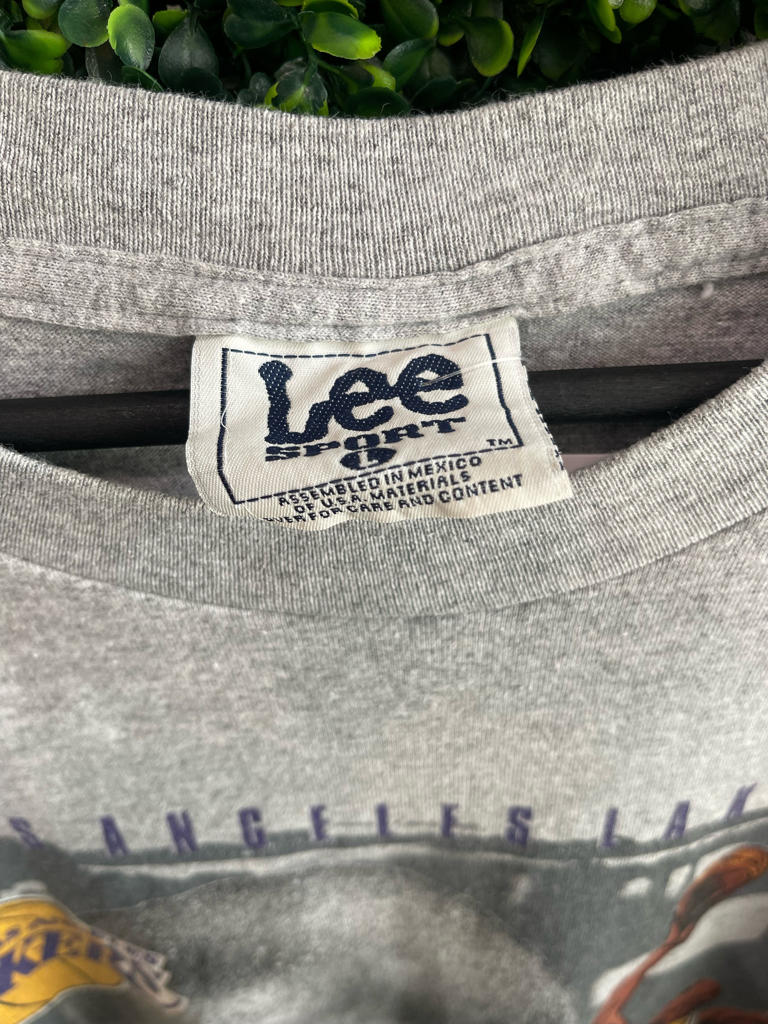 Lee Vintage 1996 Shaq La Lakers Opening Night T Shirt - Men's Medium