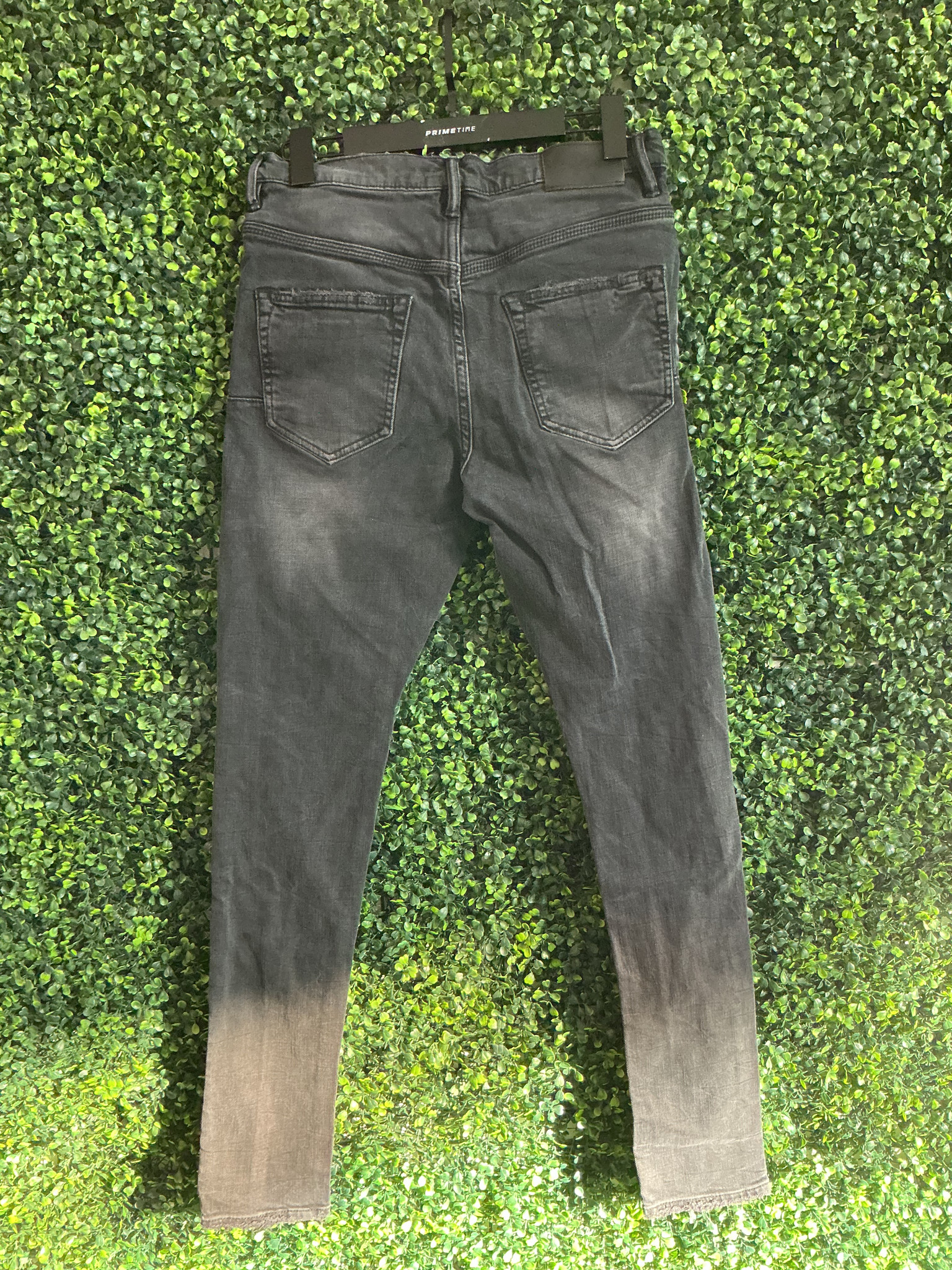 PURPLE BRAND BLACK DISTRESSED SKINNY FIT JEANS (SZ 29) - Primetime