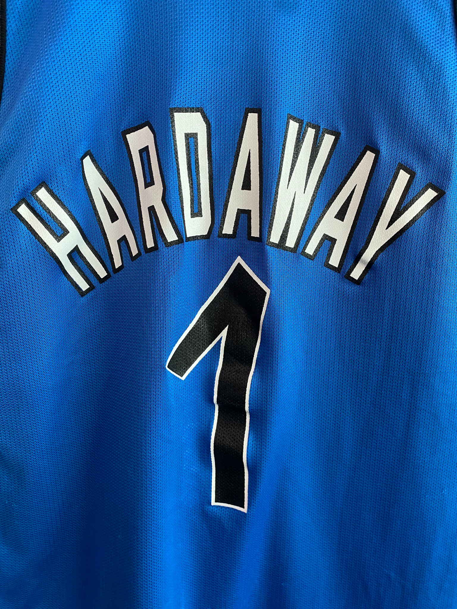 NBA JERSEY ORLANDO MAGIC PENNY HARDAWAY CHAMPION SZ 48 REVERSIBLE