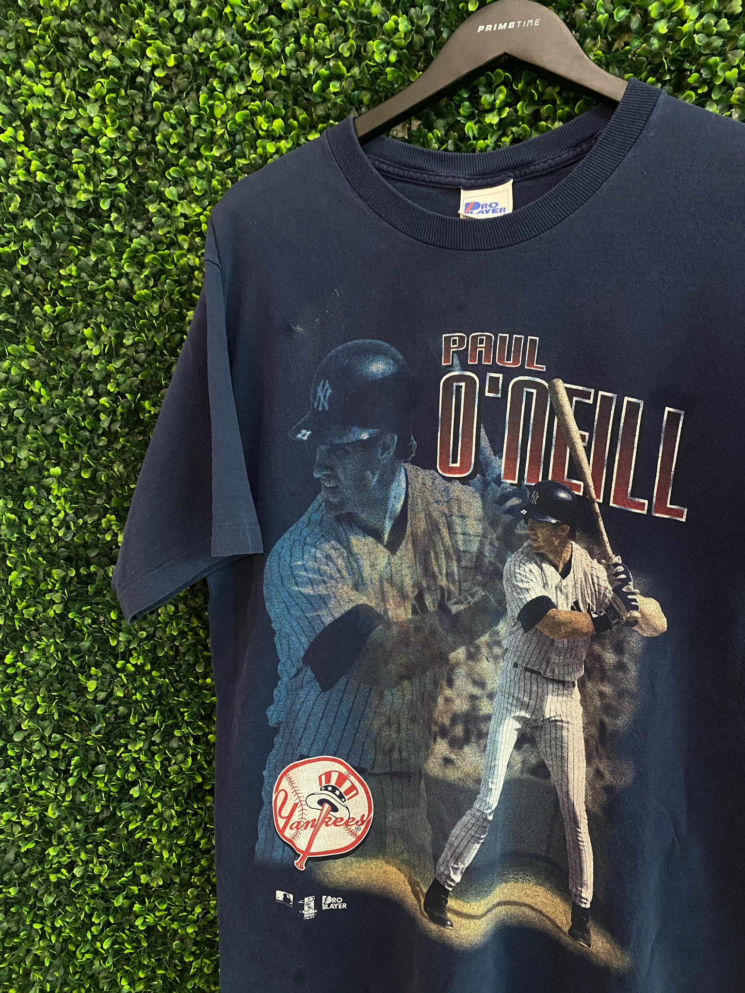 DISTRESSED VINTAGE PAUL O'NEILL NY YANKEES TEE - Primetime