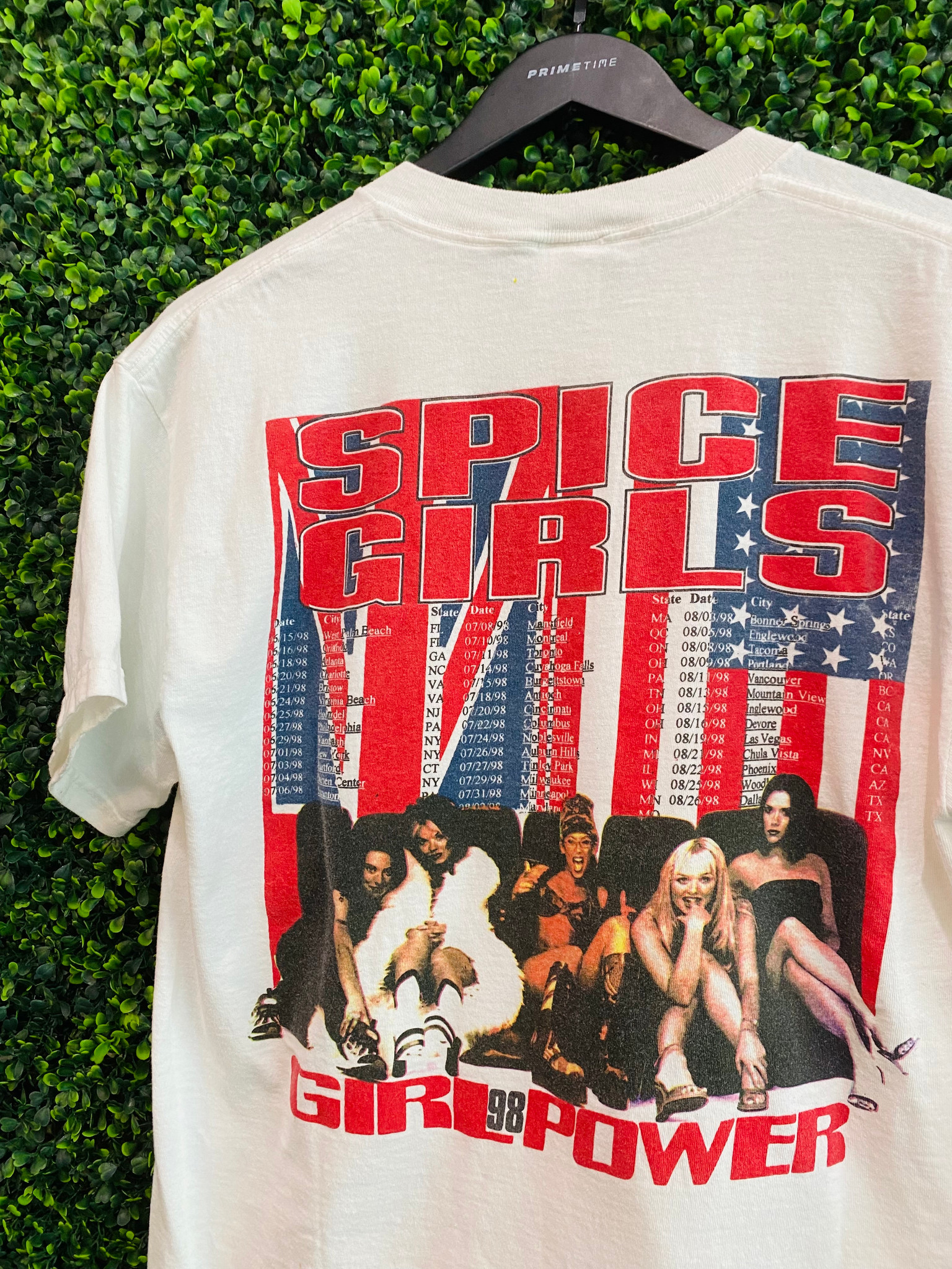 1998 SPICE GIRLS GIRL POWER TOUR TEE - Primetime