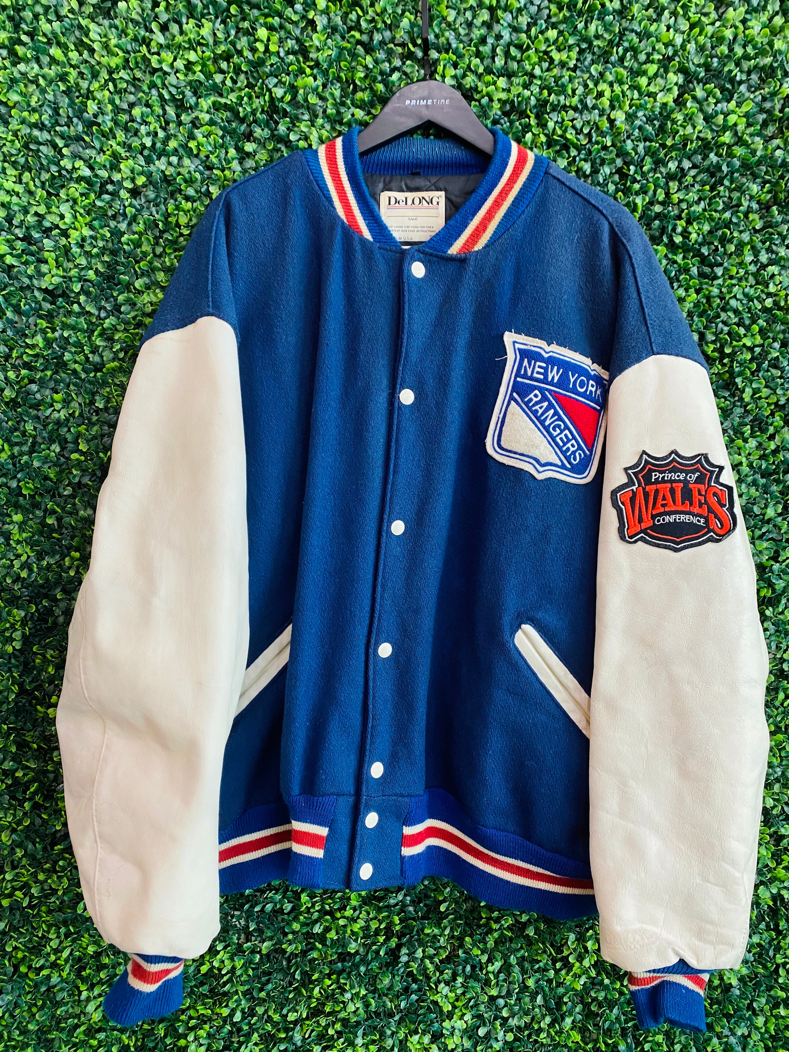 2000's NEW YORK RANGERS STANLEY CUP VARSITY JACKET S - Classic