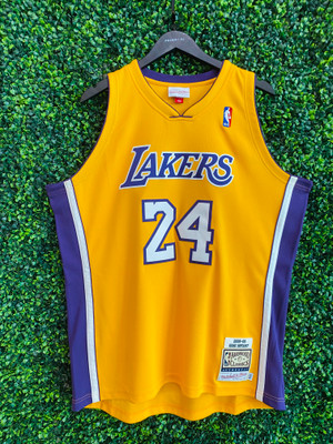 KOBE BRYANT LOS ANGELES LAKERS AUTHENTIC MITCHELL NESS JERSEY