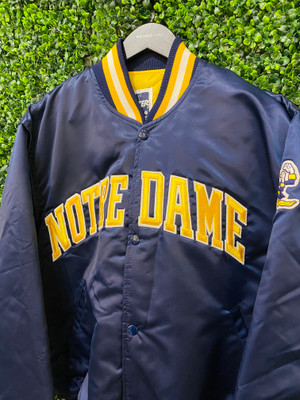 VINTAGE NOTRE DAME NAVY STARTER JACKET