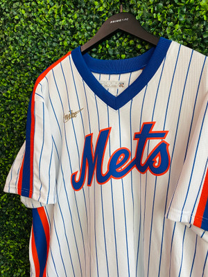 Throwback New York Mets Darryl Strawberry #18 Mens XL Baseball Jersey