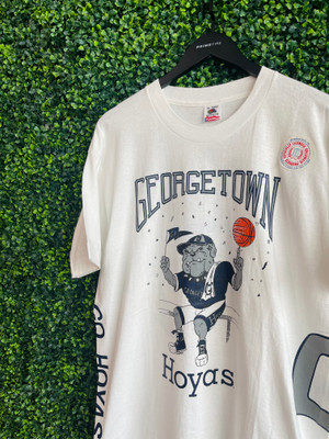 DEADSTOCK VINTAGE GEORGETOWN HOYAS FRUIT OF THE LOOM TEE