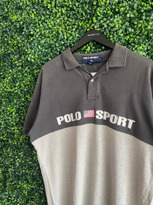 VINTAGE POLO SPORT HALF AND HALF POLO