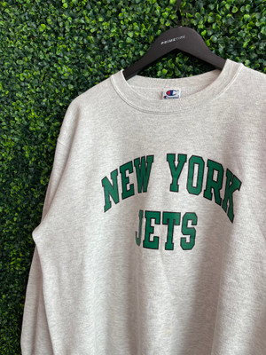 VINTAGE NEW YORK JETS CHAMPION CREWNECK