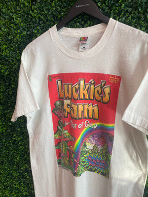 DOG EAT DOG LUCKIES FARM TEE (SZ L)