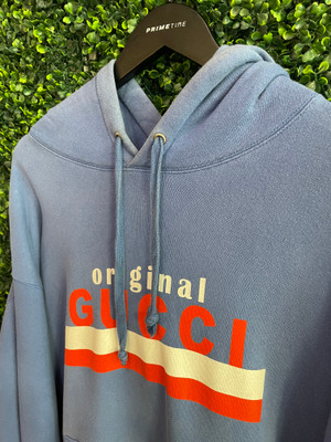 GUCCI BLUE ORANGE HOODIE