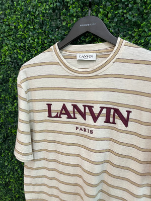 LANVIN PARIS STRIPED TEE