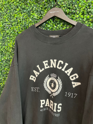 BALENCIAGA PARIS CREWNECK (SZ M)