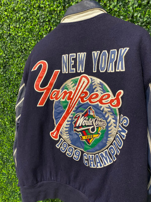 VINTAGE JEFF HAMILTON NY YANKEE 1990 CHAMPIONS VARSITY JACKET