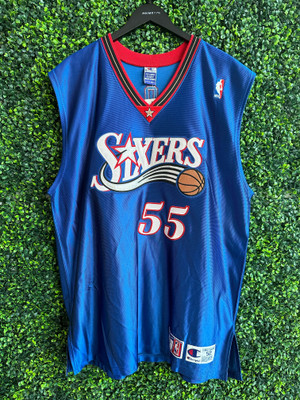 ALLEN IVERSON PHILADELPHIA 76ERS SWINGMAN JERSEY - WHITE/ RED – JR'S SPORTS