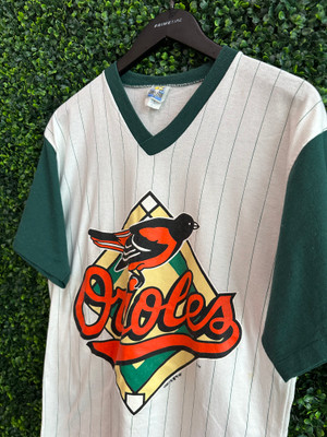 VINTAGE BALTIMORE ORIOLES 125TH ANNIVERSARY MAJESTIC JERSEY - Primetime