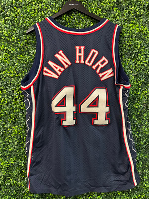 VINTAGE KEITH VAN HORN NEW JERSEY NETS CHAMPION AUTHENTIC JERSEY