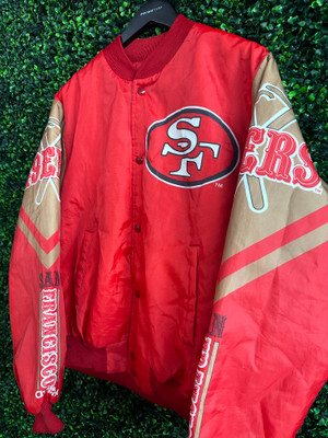 VINTAGE SAN FRANCISCO 49ERS CHALKLINE FANIMATION JACKET