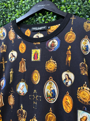 DOLCE & GABBANA ROSARY TEE (SZ M)