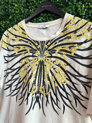 VERSACE COLLECTION YELLOW CREST TEE