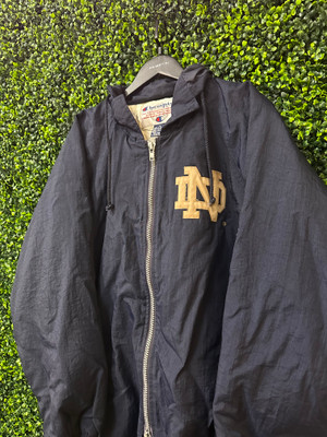 VINTAGE NOTRE DAME CHAMPION PARKA (SZ M)