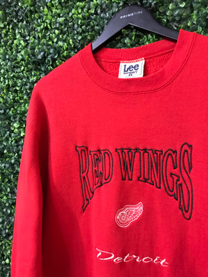 VINTAGE DETROIT RED WING LEE CREWNECK