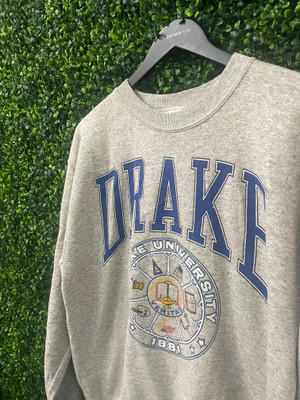 VINTAGE DRAKE UNIVERSITY CREWNECK